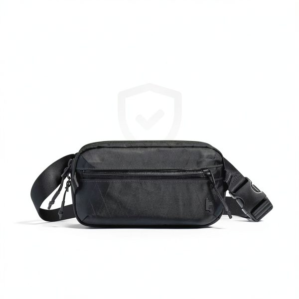 tomtoc Sling Bag X-Pac Black 1.5L RFID Travel Daypack-4