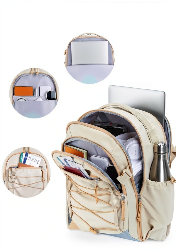 BAGSMART Travel Backpack Airline Approved Large Capacity-1