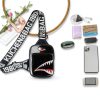 Unisex Crossbody Bag Mesh Nylon Lightweight Travel Daypack-4