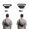 tomtoc Sling Bag X-Pac Black 1.5L RFID Travel Daypack-1