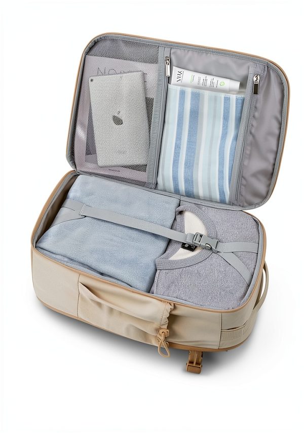 BAGSMART Travel Backpack Airline Approved Large Capacity-2