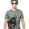 Unisex Crossbody Bag Mesh Nylon Lightweight Travel Daypack-1