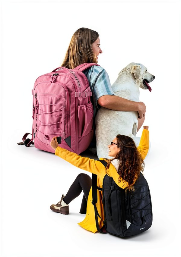 BAGSMART Travel Backpack Airline Approved Large Capacity-6