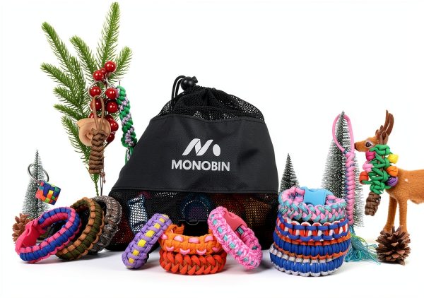 MONOBIN Paracord Kit Camo 20ft Tactical Survival-2