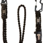 DDOUT Paracord Lanyard & Keychain 20in Nylon USA Flag Badge Green-0