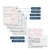 Blue Summit W2 Forms 2025 6 Part Kit with Envelopes 50 Employee Set-0