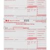 W2 Forms 2025, 6 Part Tax Forms, 25 Employee Kit of Laser Forms Designed for QuickBooks and Accounting Software, 25 Self Seal Envelopes Included-1