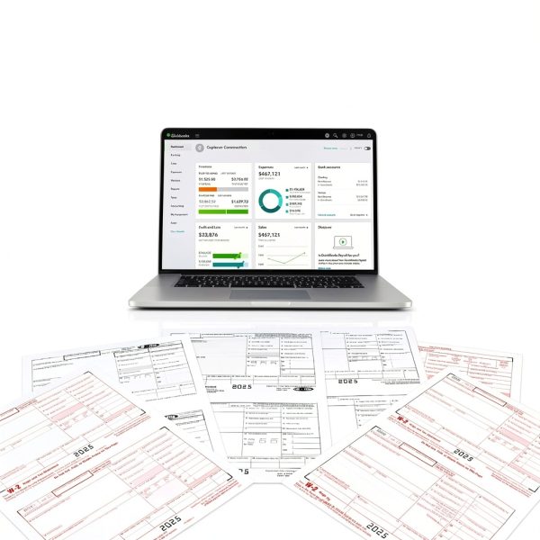 W2 Forms 2025 Dutymark 6-Part Laser Tax Forms Kit for 10 Employees-3