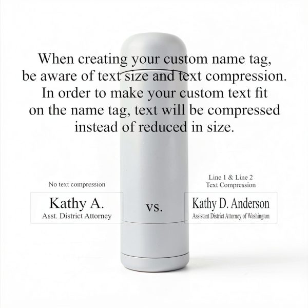 1"X3" Employee Personalized Name Tag Badge Pin or Magnet Attachment Customized Identification Engraved-4