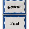Avery Customizable Name Tags White Blue Border Badges 100 Removable-4