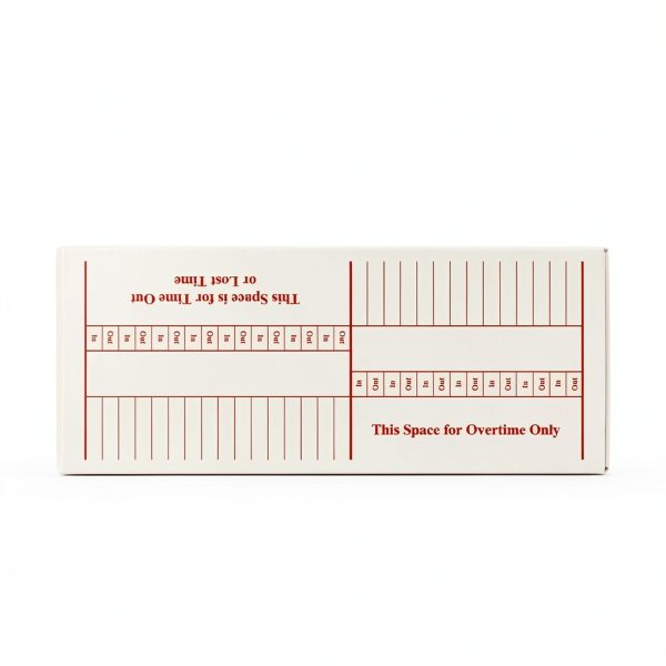Adams Time Cards Weekly Two‑Sided Overtime Manila Print 200‑Count-3