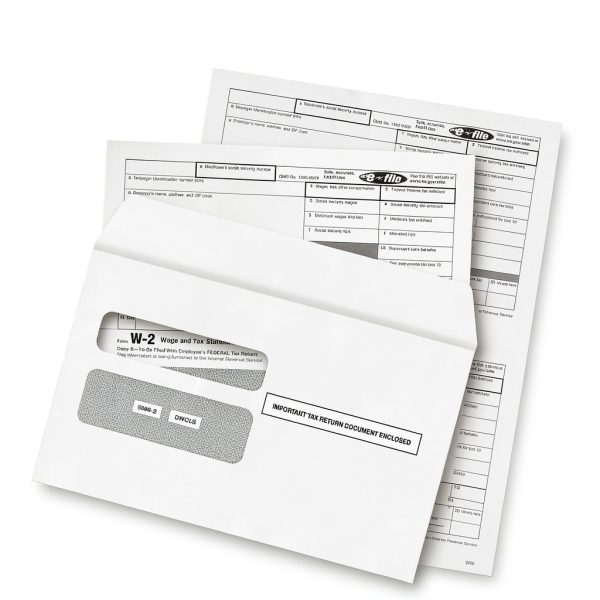 W2 Forms 2025 Dutymark 6-Part Laser Tax Forms Kit for 10 Employees-2