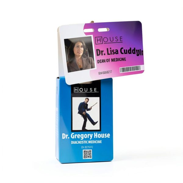 Custom Print Employee ID Badge, Double Sided with Name, Photo, Logo, and Barcode – Unique Photo ID Card Solution (ID Vertical)-3