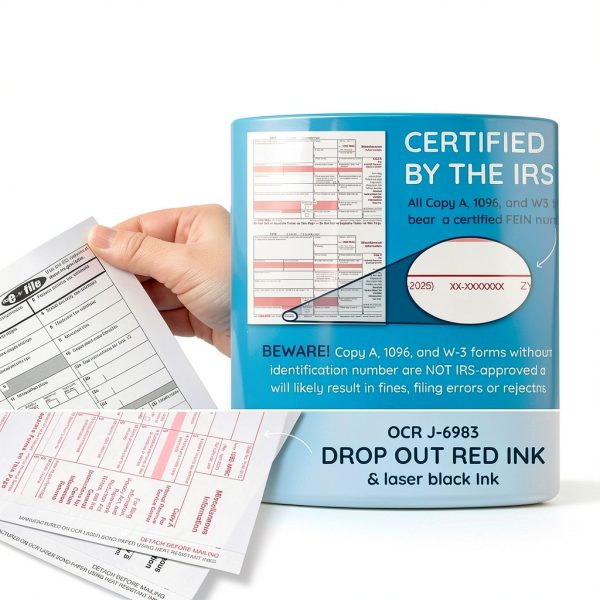 Blue Summit W2 Forms 2025 4‑Part Tax Kit with Envelopes 25 Employees-3