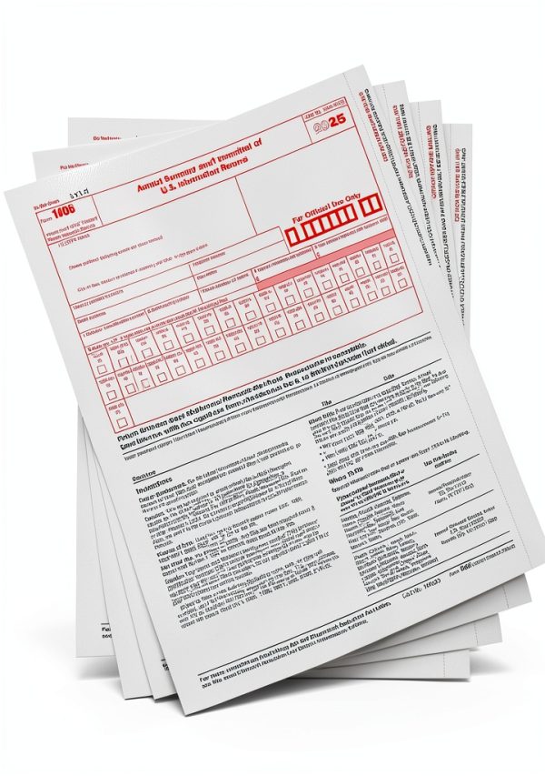 1096 Forms 2025 Blissur 25 Pack Tax Forms for QuickBooks Red Ink-4