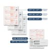 Blue Summit 1099 NEC Forms 2025 with Envelopes, 25 2025 1099 NEC Tax Forms, 4 Part Kit, Compatible with QuickBooks and Accounting Software, 25 Self Seal Envelopes with 3 1096 Included-1