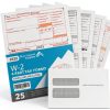 Blue Summit W2 Forms 2025 4‑Part Tax Kit with Envelopes 25 Employees-0