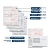 Blue Summit W2 Forms 2025 4‑Part Tax Kit with Envelopes 25 Employees-1